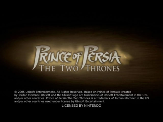 Prince of Persia Two Thrones screenshot 2 for Gamecube